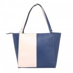 Beau Design Stylish  Blue Color Imported PU Leather Casual Tote Handbag With For Women's/Ladies/Girls